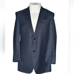 Hart Schaffner Marx Dark Navy Two-Button Sport Coat